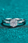 Create Your Dream Life Moissanite Ring Moissanite - Tophatter Daily Deals