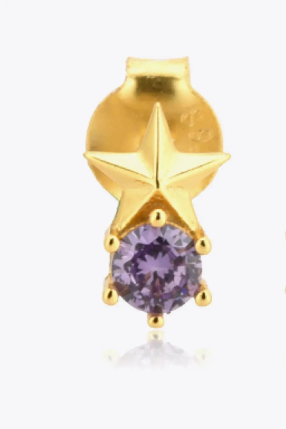 Zircon Star Stud Earrings Earrings - Tophatter Daily Deals