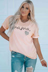 MAMA Heart Graphic Tee Shirt Women's T-Shirts - Tophatter Daily Deals