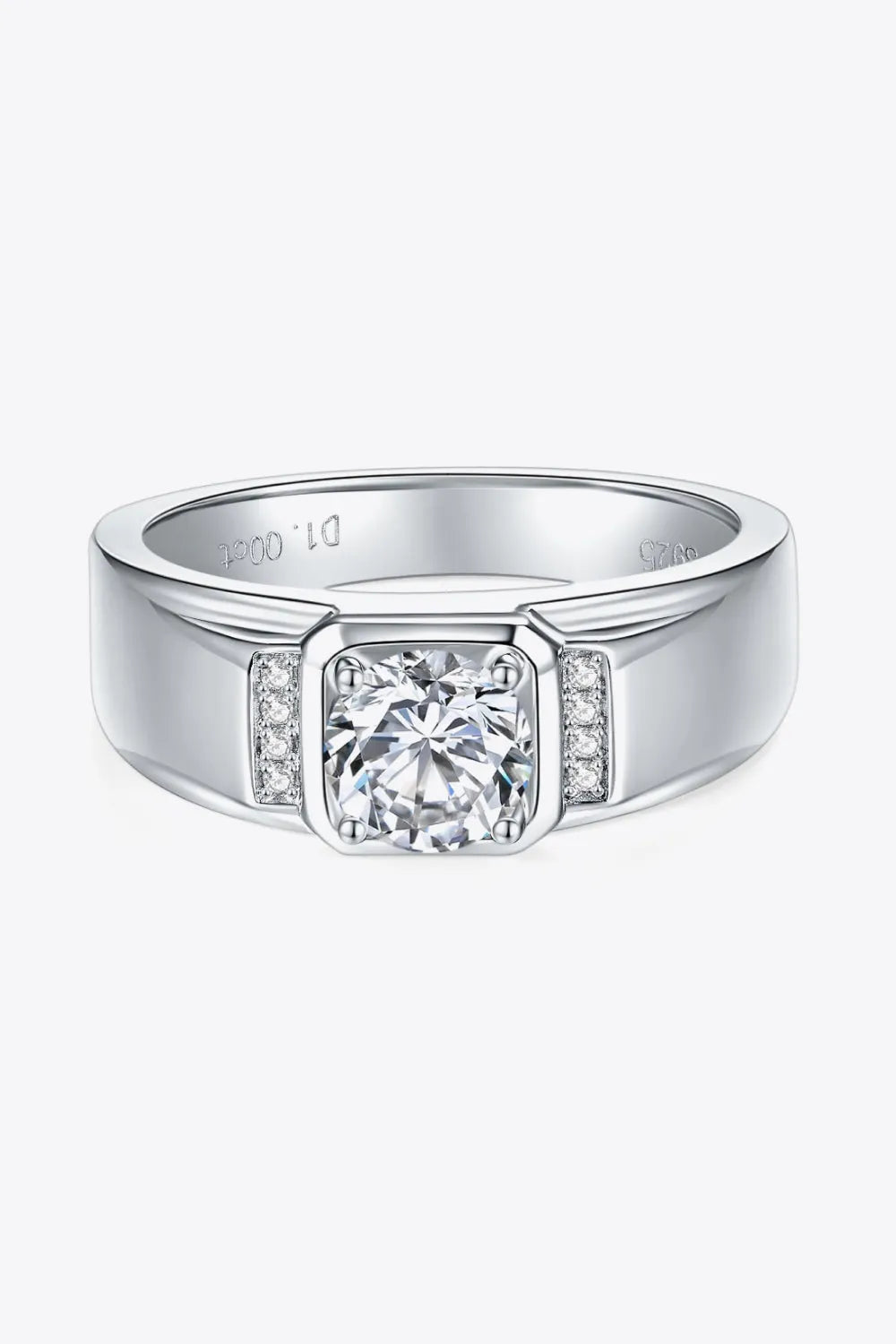 From The Heart 1 Carat Moissanite Ring Moissanite - Tophatter Daily Deals