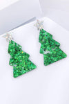 Christmas Tree Acrylic Earrings Earrings - Tophatter Daily Deals