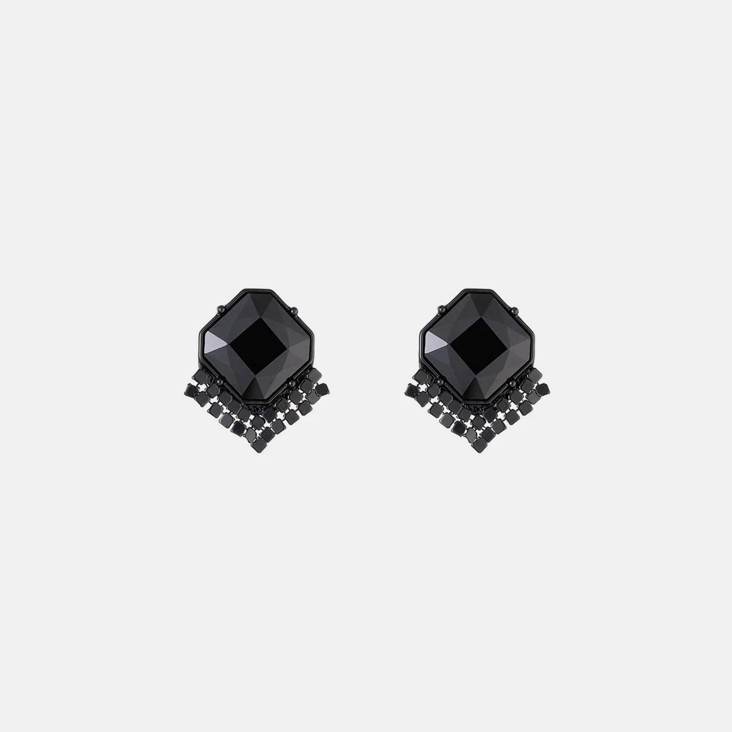 Geometric Zircon Alloy Earrings Earrings - Tophatter Daily Deals