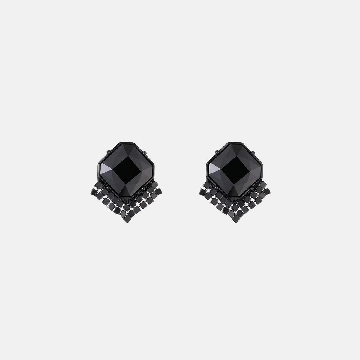 Geometric Zircon Alloy Earrings Earrings - Tophatter Daily Deals