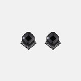 Geometric Zircon Alloy Earrings Earrings - Tophatter Daily Deals