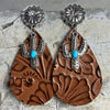 Turquoise Cactus Dangle Earrings Style A One Size Earrings - Tophatter Daily Deals