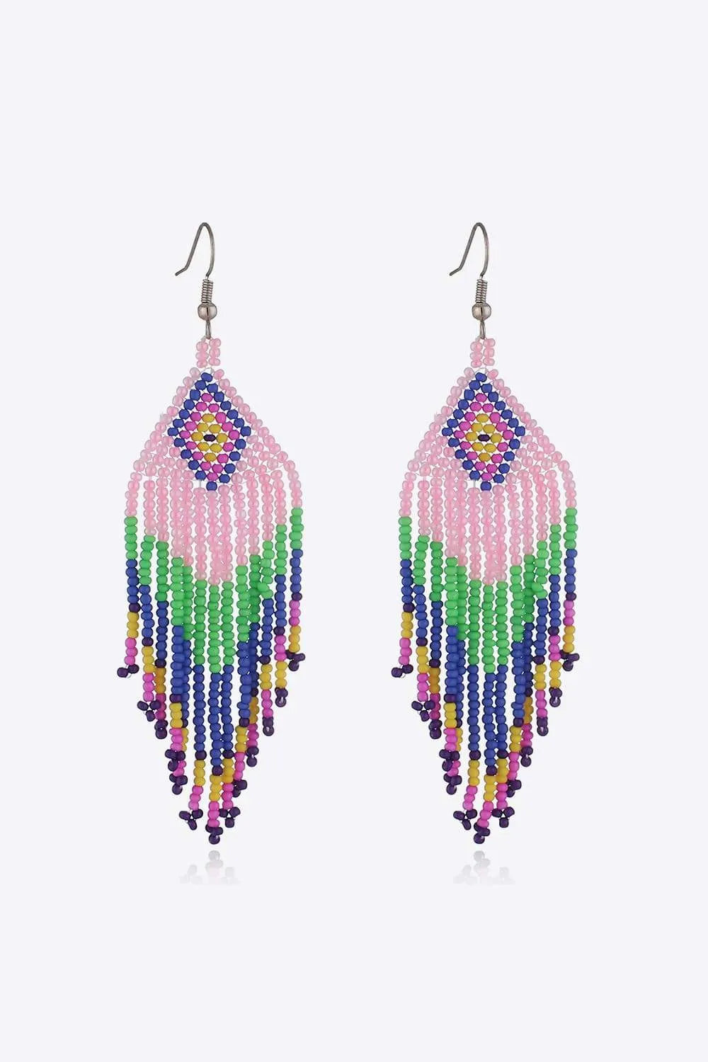 Beaded Dangle Earrings Style I One Size Earrings - Tophatter Daily Deals