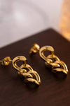 Stainless Steel Chain Earrings Earrings - Tophatter Daily Deals