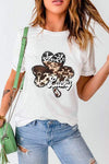 LUCKY Graphic Round Neck T-Shirt Women's T-Shirts - Tophatter Daily Deals