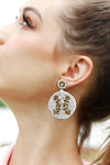 Round Shape Dangle Earrings Earrings - Tophatter Daily Deals