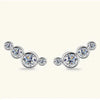 Moissanite 925 Sterling Silver Stud Earrings Moissanite - Tophatter Daily Deals
