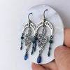 Snake & Moon Alloy Earrings Earrings - Tophatter Daily Deals