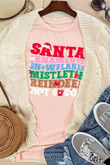 Letter Graphic Short Sleeve T-Shirt Women's T-Shirts - Tophatter Daily Deals