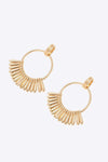 18K Gold-Plated Zinc alloy Drop Earrings Earrings - Tophatter Daily Deals