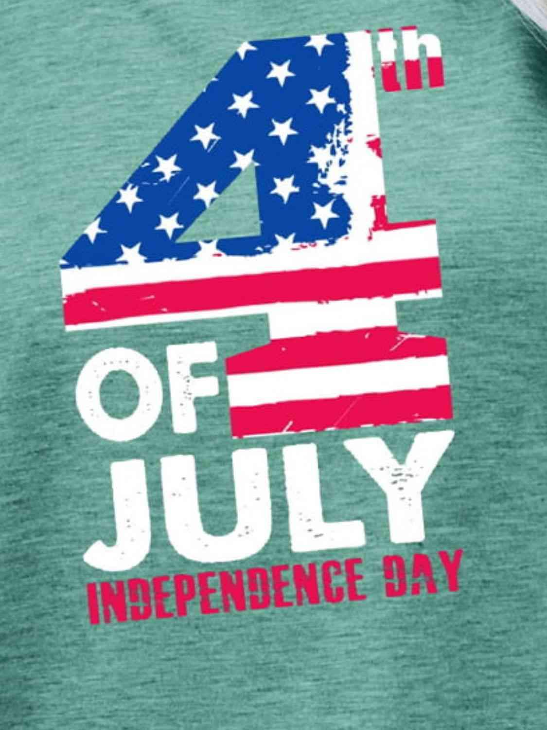 4th OF JULY INDEPENDENCE DAY Graphic Tee Women's T-Shirts - Tophatter Daily Deals