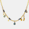 18K Gold-Plated Beaded Charm Necklace Necklaces - Tophatter Daily Deals