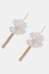 Flower Shape Acrylic Dangle Earrings Earrings - Tophatter Daily Deals