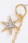 5-Pair Wholesale Inlaid Rhinestone Star and Moon Drop Earrings Earrings - Tophatter Daily Deals