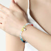 Copper Glass Bead Charm Bracelet Style A One Size Bracelets - Tophatter Daily Deals