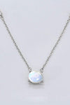 Geometric Moonstone Pendant Necklace Moonstone - Tophatter Daily Deals