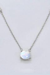 Geometric Moonstone Pendant Necklace Moonstone - Tophatter Daily Deals