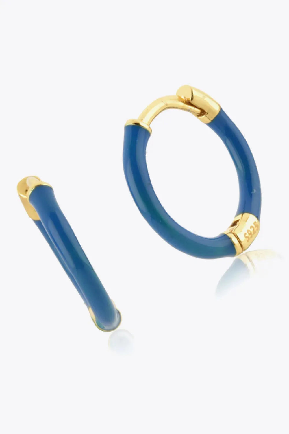 925 Sterling Silver Huggie Earrings Earrings - Tophatter Daily Deals