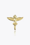 Bird-Shaped 925 Sterling Silver Single Cuff Earring Gold One Size Earrings - Tophatter Daily Deals