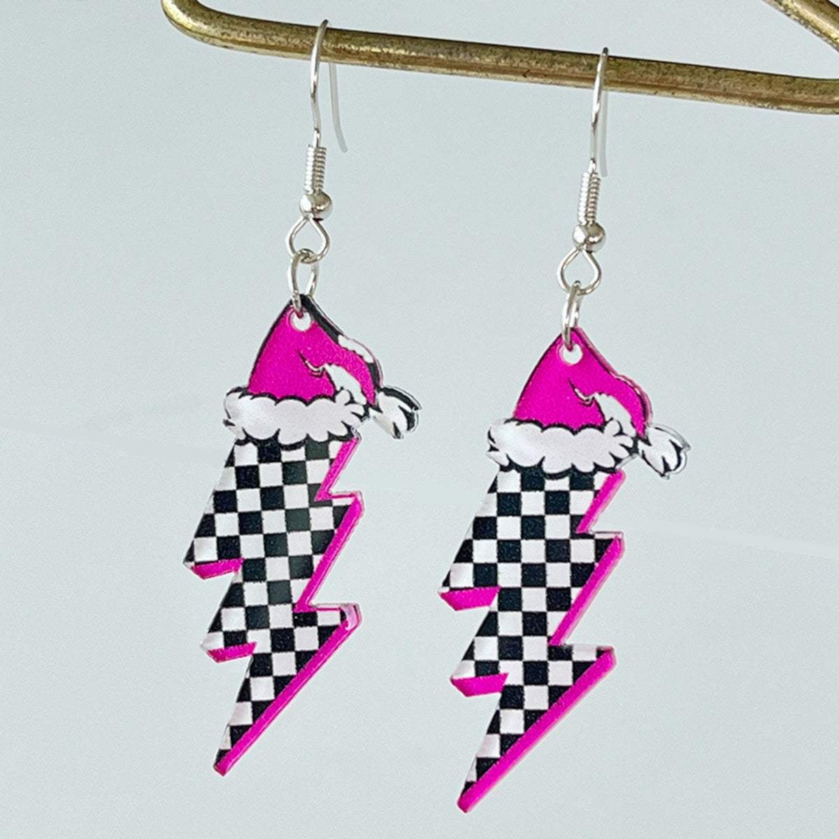 Geometric Shape Acrylic Dangle Earrings Style C One Size Earrings - Tophatter Daily Deals