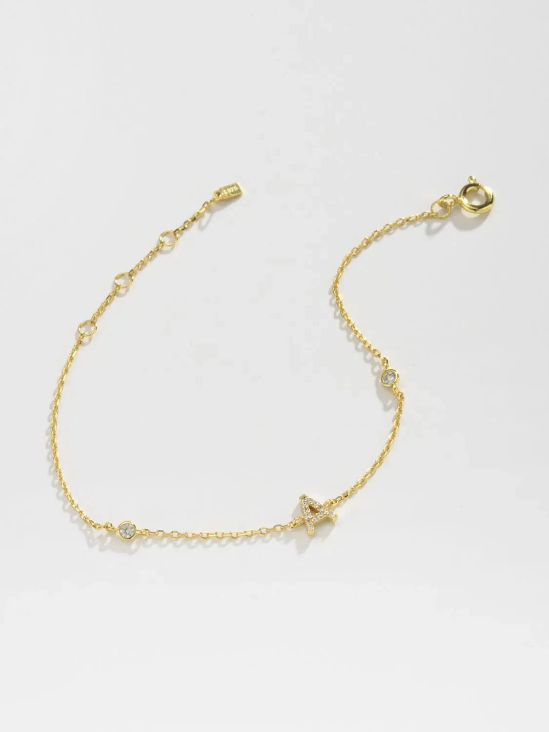 A To F Zircon 925 Sterling Silver Bracelet Bracelets - Tophatter Daily Deals