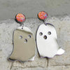 Ghost Shape Acrylic Dangle Earrings Style A One Size Earrings - Tophatter Daily Deals