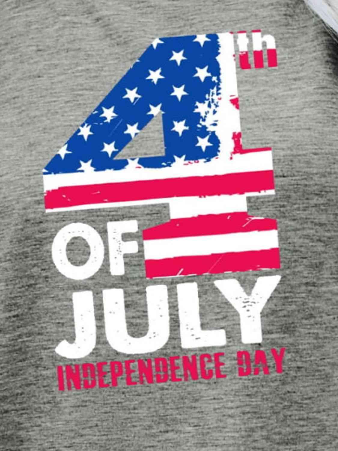 4th OF JULY INDEPENDENCE DAY Graphic Tee Women's T-Shirts - Tophatter Daily Deals