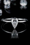 1 Carat Moissanite 925 Sterling Silver Solitaire Ring Rings - Tophatter Daily Deals