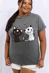 Simply Love Full Size Cats Graphic Cotton Tee Women's T-Shirts - Tophatter Daily Deals