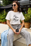 Simply Love Full Size SHE CAN SHE WILL Short Sleeve T-Shirt Women's T-Shirts - Tophatter Daily Deals