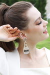 Beaded Champagne Bottle Earrings Earrings - Tophatter Daily Deals