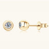 Moissanite 925 Sterling Silver Stud Earrings Moissanite - Tophatter Daily Deals