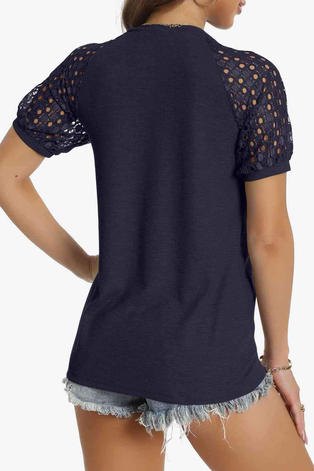 Short Sleeve V-Neck Tee Women's T-Shirts - Tophatter Daily Deals