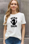 Simply Love Full Size WINOSAUR Graphic Cotton T-Shirt Women's T-Shirts - Tophatter Daily Deals