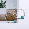 Artificial Turquoise Drop Earrings Earrings - Tophatter Daily Deals