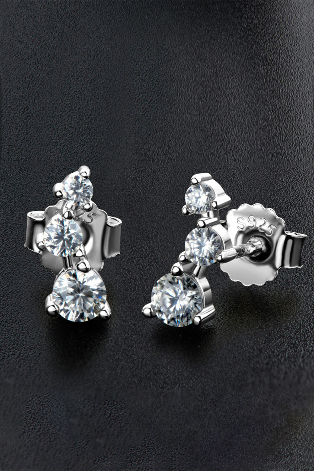 Adored Your Way Moissanite Stud Earrings - Tophatter Deals