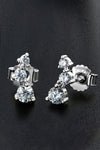 Adored Your Way Moissanite Stud Earrings Silver One Size Moissanite - Tophatter Daily Deals