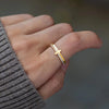 Zircon 925 Sterling Silver Cross Ring Rings - Tophatter Daily Deals