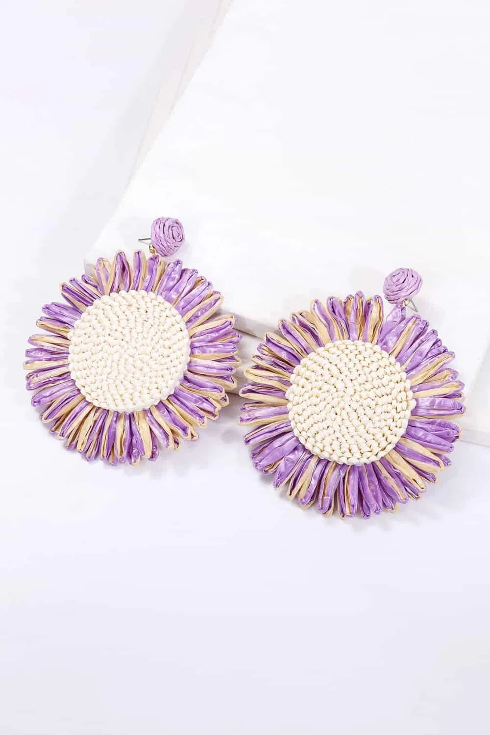 Flower Shape Dangle Earrings Earrings - Tophatter Daily Deals