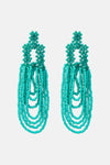 Beaded Dangle Earrings Tiffany Blue One Size Earrings - Tophatter Daily Deals