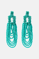Beaded Dangle Earrings Tiffany Blue One Size Earrings - Tophatter Daily Deals