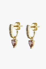 Opal 925 Sterling Silver Drop Earrings Caramel One Size Earrings - Tophatter Daily Deals