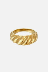 Gold Twisted Ring Rings - Tophatter Daily Deals