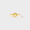 Sun Shape 18K Gold-Plated Ring Gold Rings - Tophatter Daily Deals