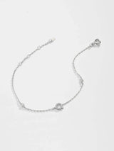Q To U Zircon 925 Sterling Silver Bracelet Bracelets - Tophatter Daily Deals