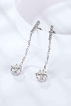 6-Prong Round Moissanite Drop Earrings Moissanite - Tophatter Daily Deals