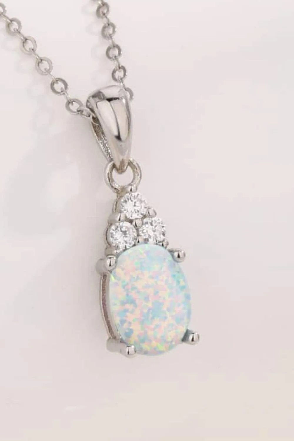 Find Your Center Opal Pendant Necklace Opal - Tophatter Daily Deals